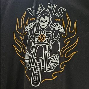 Vans Black Motorcycle Graphic hoodie
